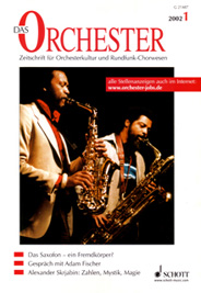 Das Orchester, Januar 2002 - Flow-Erfahrungen bei Orchestermusikern